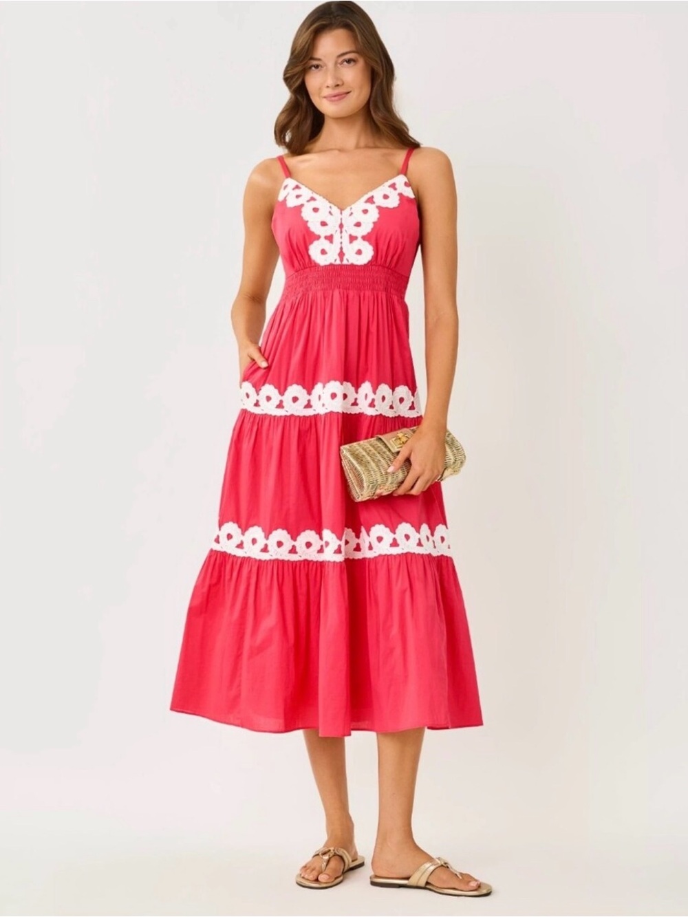 Lilly Pulitzer Zanna midi dress in paradise punch size 8 NWT